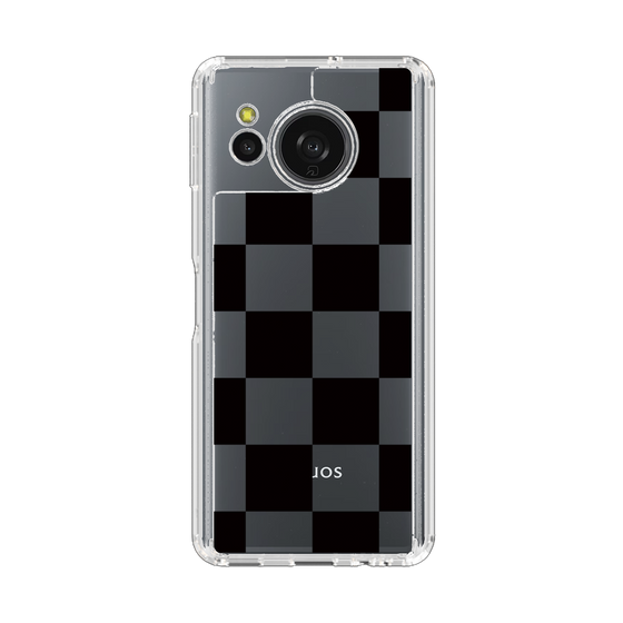 Slim Protection Case［ Ichimatsu Pattern - Black ］