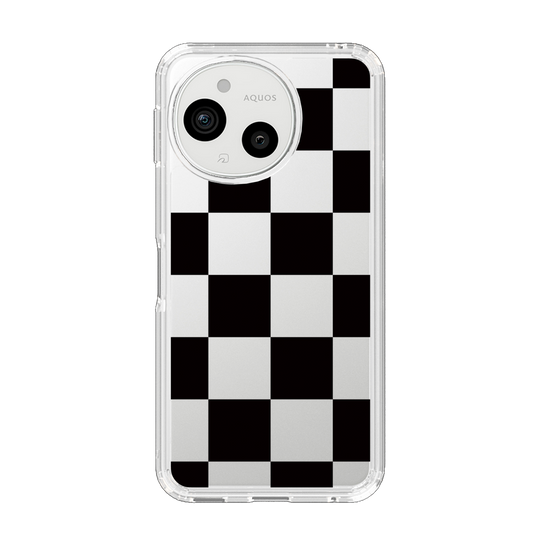 Slim Protection Case［ Ichimatsu Pattern - Black ］
