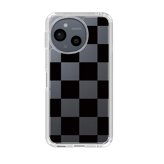 Slim Protection Case［ Ichimatsu Pattern - Black ］