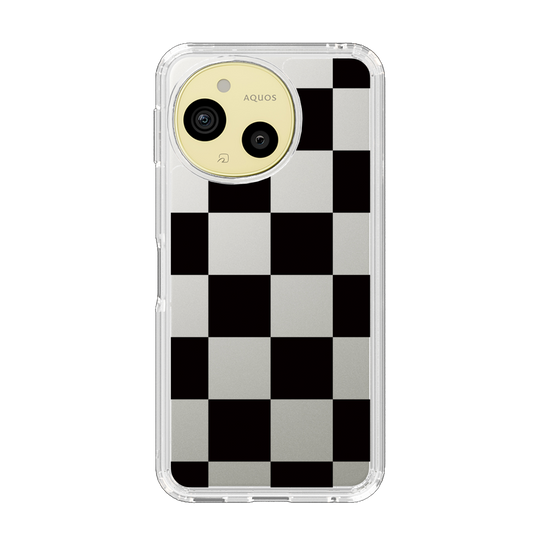 Slim Protection Case［ Ichimatsu Pattern - Black ］