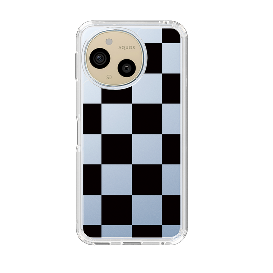 Slim Protection Case［ Ichimatsu Pattern - Black ］