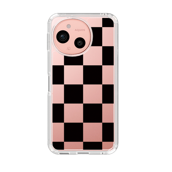 Slim Protection Case［ Ichimatsu Pattern - Black ］