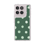 Slim Protection Case［ Watercolor Dots Retro Color - Green ］