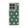 Slim Protection Case［ Watercolor Dots Retro Color - Green ］