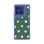 Slim Protection Case［ Watercolor Dots Retro Color - Green ］