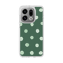 Slim Protection Case［ Watercolor Dots Retro Color - Green ］