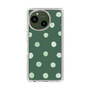 Slim Protection Case［ Watercolor Dots Retro Color - Green ］
