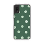 Slim Protection Case［ Watercolor Dots Retro Color - Green ］