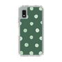 Slim Protection Case［ Watercolor Dots Retro Color - Green ］