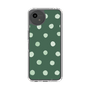 Slim Protection Case［ Watercolor Dots Retro Color - Green ］