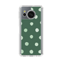 Slim Protection Case［ Watercolor Dots Retro Color - Green ］