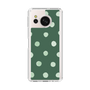 Slim Protection Case［ Watercolor Dots Retro Color - Green ］