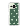 Slim Protection Case［ Watercolor Dots Retro Color - Green ］