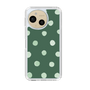 Slim Protection Case［ Watercolor Dots Retro Color - Green ］