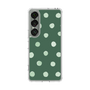 Slim Protection Case［ Watercolor Dots Retro Color - Green ］