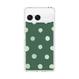 Slim Protection Case［ Watercolor Dots Retro Color - Green ］