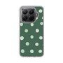 Slim Protection Case［ Watercolor Dots Retro Color - Green ］