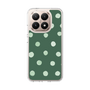 Slim Protection Case［ Watercolor Dots Retro Color - Green ］