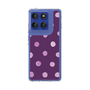 Slim Protection Case［ Watercolor Dots Retro Color - Purple ］