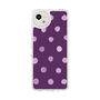 Slim Protection Case［ Watercolor Dots Retro Color - Purple ］