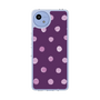 Slim Protection Case［ Watercolor Dots Retro Color - Purple ］