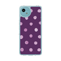 Slim Protection Case［ Watercolor Dots Retro Color - Purple ］