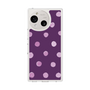 Slim Protection Case［ Watercolor Dots Retro Color - Purple ］