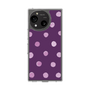 Slim Protection Case［ Watercolor Dots Retro Color - Purple ］