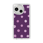 Slim Protection Case［ Watercolor Dots Retro Color - Purple ］