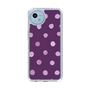 Slim Protection Case［ Watercolor Dots Retro Color - Purple ］