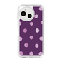 Slim Protection Case［ Watercolor Dots Retro Color - Purple ］