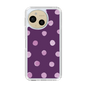 Slim Protection Case［ Watercolor Dots Retro Color - Purple ］