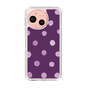 Slim Protection Case［ Watercolor Dots Retro Color - Purple ］