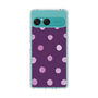 Slim Protection Case［ Watercolor Dots Retro Color - Purple ］