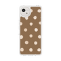 Slim Protection Case［ Watercolor Dots Retro Color - Brown ］