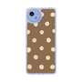 Slim Protection Case［ Watercolor Dots Retro Color - Brown ］