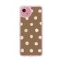 Slim Protection Case［ Watercolor Dots Retro Color - Brown ］