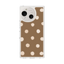 Slim Protection Case［ Watercolor Dots Retro Color - Brown ］