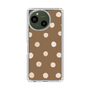 Slim Protection Case［ Watercolor Dots Retro Color - Brown ］