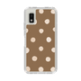 Slim Protection Case［ Watercolor Dots Retro Color - Brown ］