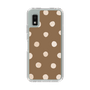Slim Protection Case［ Watercolor Dots Retro Color - Brown ］