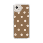 Slim Protection Case［ Watercolor Dots Retro Color - Brown ］