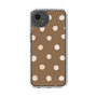 Slim Protection Case［ Watercolor Dots Retro Color - Brown ］