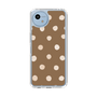 Slim Protection Case［ Watercolor Dots Retro Color - Brown ］