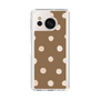 Slim Protection Case［ Watercolor Dots Retro Color - Brown ］