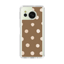 Slim Protection Case［ Watercolor Dots Retro Color - Brown ］