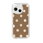 Slim Protection Case［ Watercolor Dots Retro Color - Brown ］