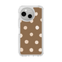 Slim Protection Case［ Watercolor Dots Retro Color - Brown ］