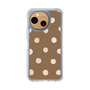 Slim Protection Case［ Watercolor Dots Retro Color - Brown ］