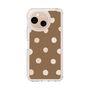 Slim Protection Case［ Watercolor Dots Retro Color - Brown ］